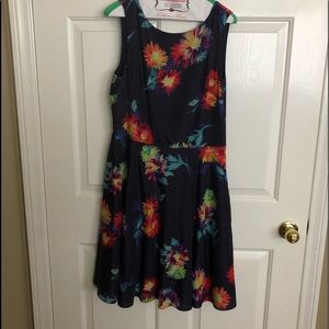 Fully lined floral dress